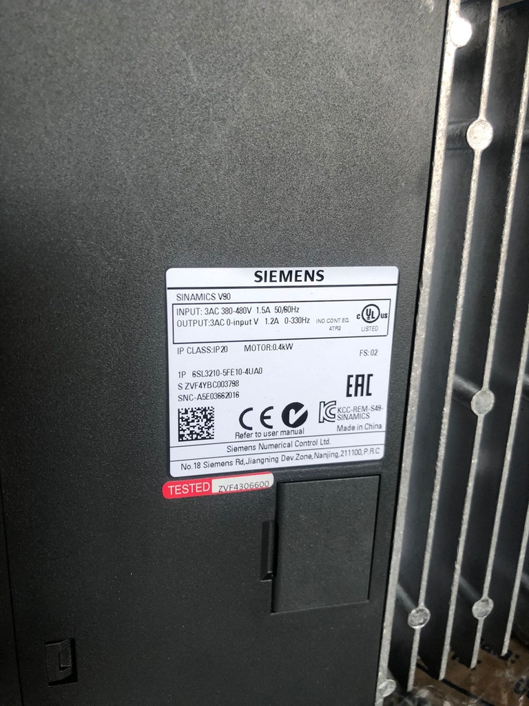 SIEMENS 6SL3210-5FE10-4UA0