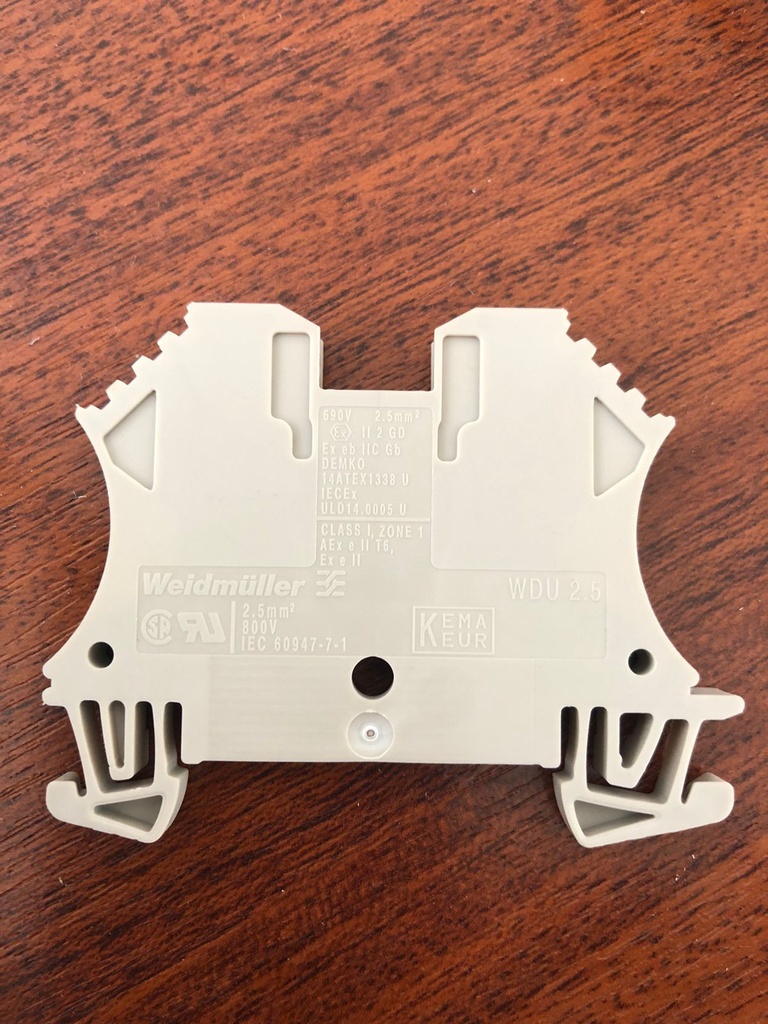 WEIDMULLER TERMINAL BLOCK 1020000000 WDU 2.5 CAJA DE 100 U