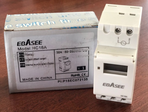 EBASEE Model HC18A Programmable Electronic timer